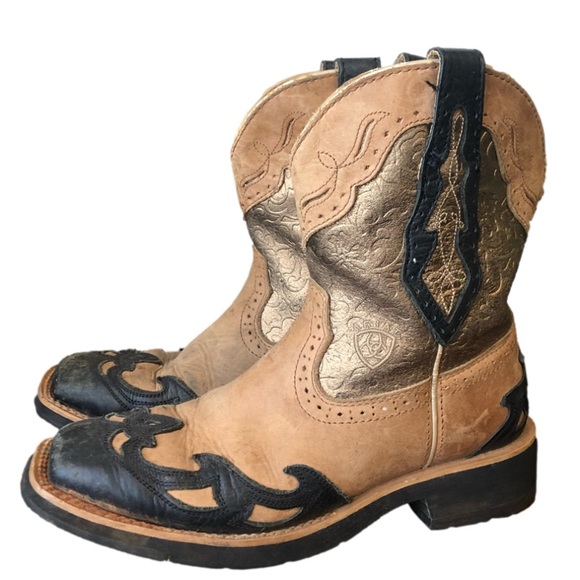 Ariat Shoes Ariat Fat Baby Cowboy Boots Cowgirl Western Square Toe